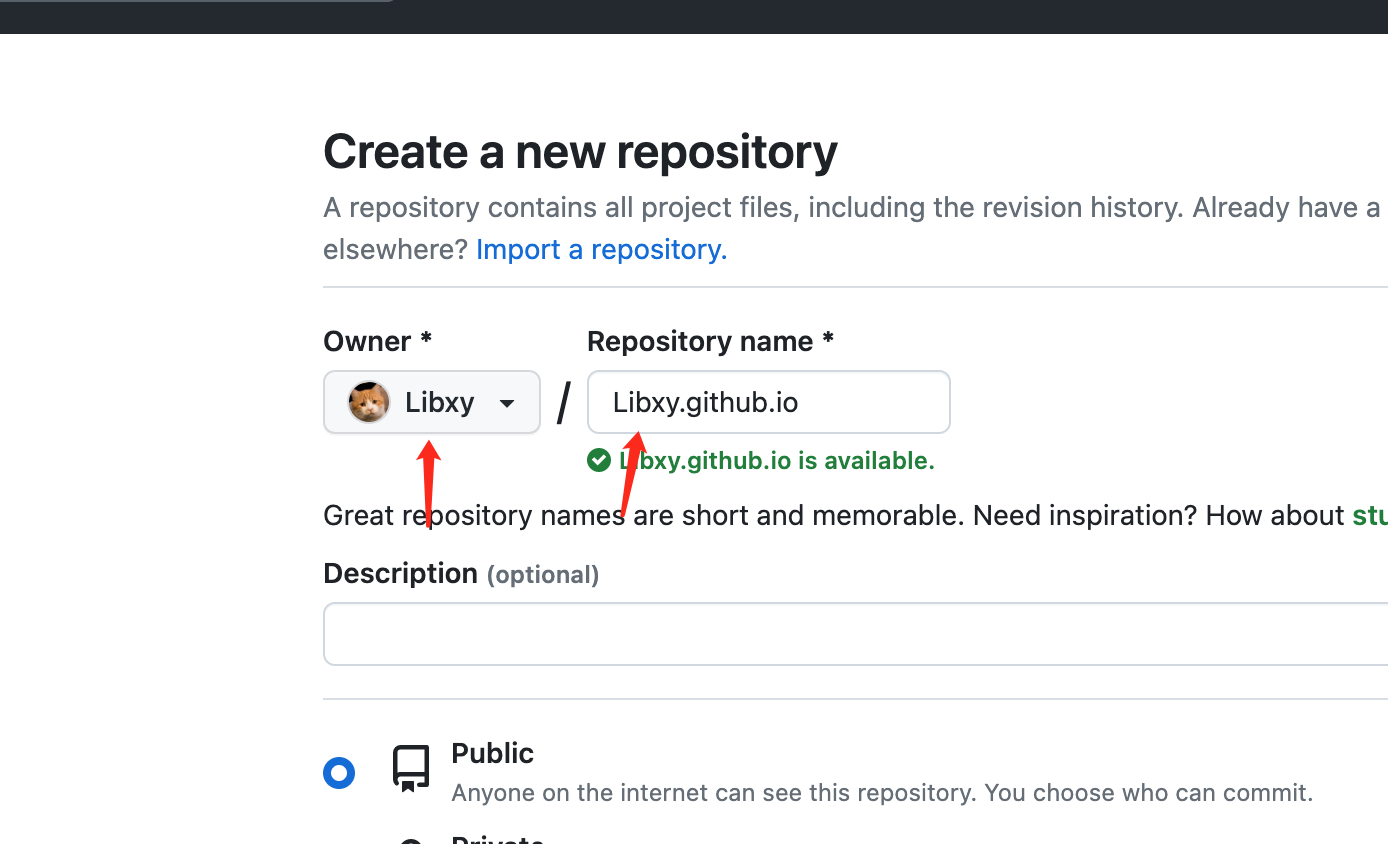 注册 github pages